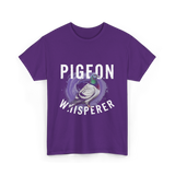 Pigeon Whisperer Bird Lover T-Shirt - Purple