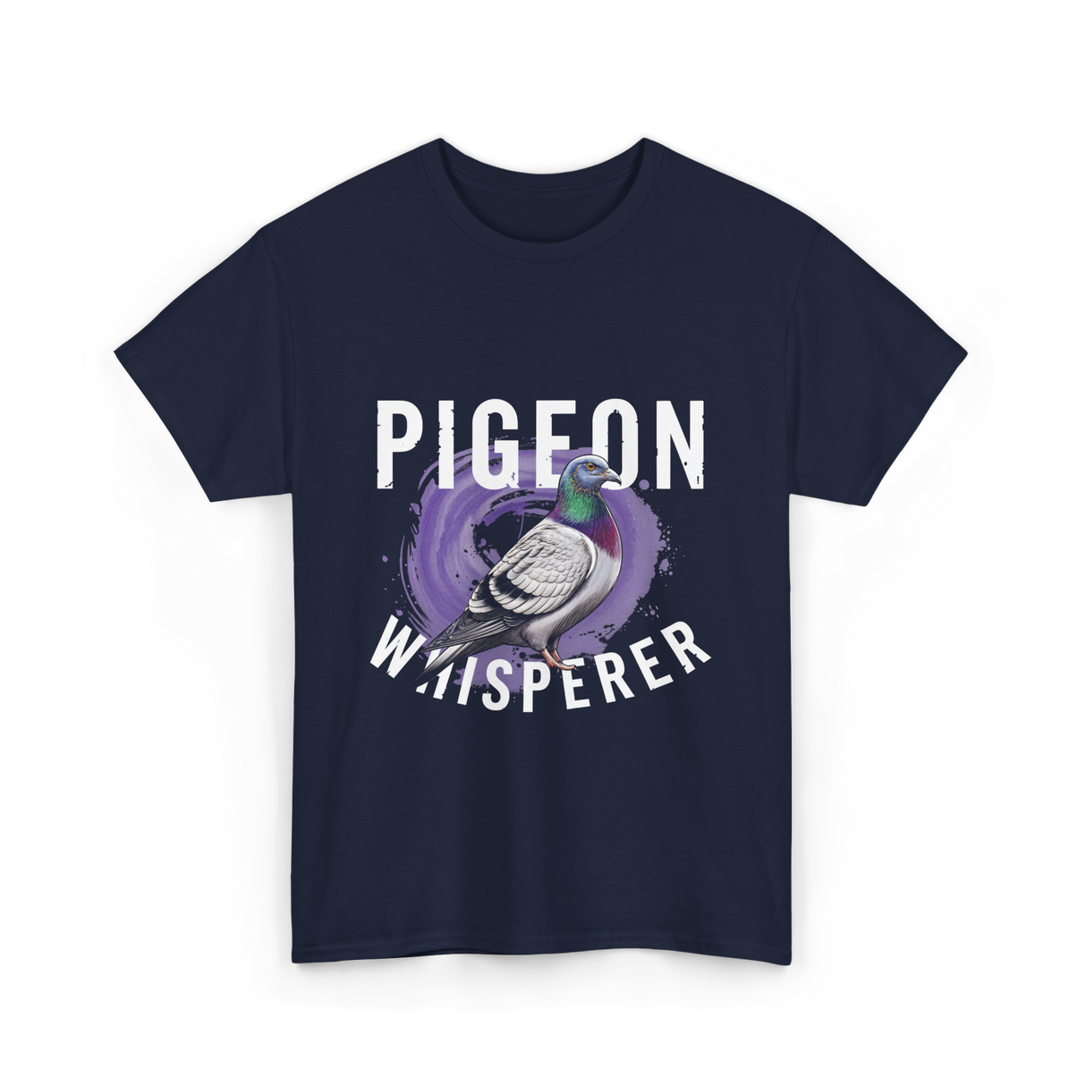 Pigeon Whisperer Bird Lover T-Shirt - Navy