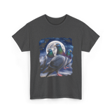 Pigeons Howling at Moon Pigeon T-Shirt - Dark Heather