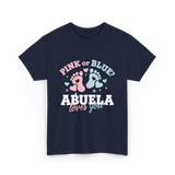 Pink or Blue Abuela Love T-Shirt - Navy