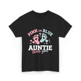 Pink or Blue Auntie Love T-Shirt - Black