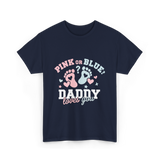 Pink or Blue Daddy Love T-Shirt - Navy