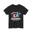 Pink or Blue Grandpa Love T-Shirt - Black