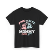 Pink or Blue Mommy Love T-Shirt - Black