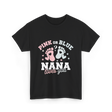 Pink or Blue Nana T-Shirt - Black