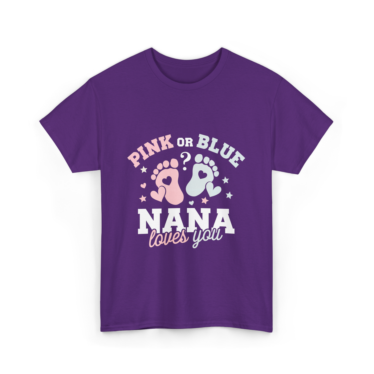 Pink or Blue Nana T-Shirt - Purple