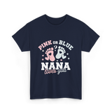 Pink or Blue Nana T-Shirt - Navy