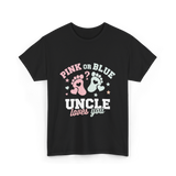 Pink or Blue Uncle T-Shirt - Black