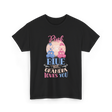 Pink or Blue Your Grandpa Gender Reveal T-Shirt - Black