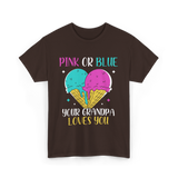 Pink Or Blue Your Grandpa T-Shirt - Dark Chocolate