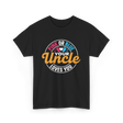 Pink or Blue Your Uncle T-Shirt - Black