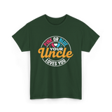 Pink or Blue Your Uncle T-Shirt - Forest Green