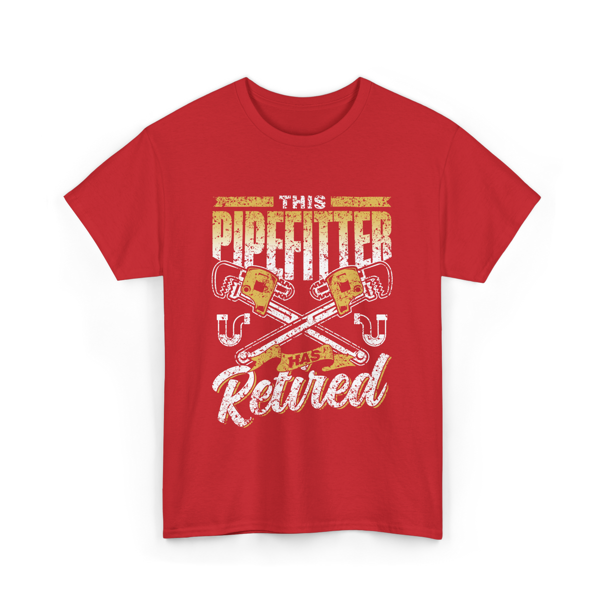 Pipefitter Has Retired Pipefitting T-Shirt - Red