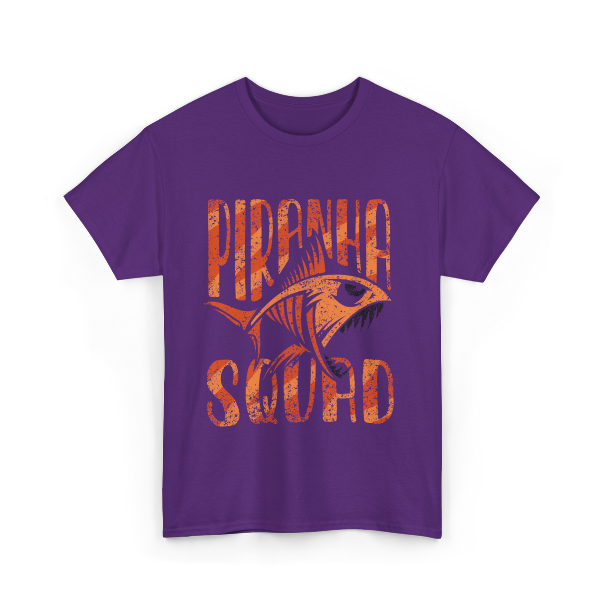 Piranha Fish T-Shirt - Purple