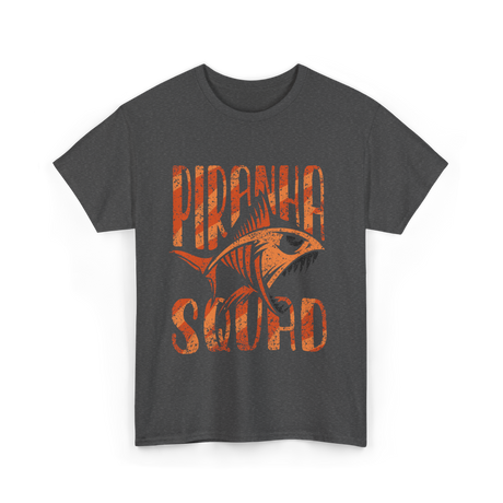 Piranha Fish T-Shirt - Dark Heather