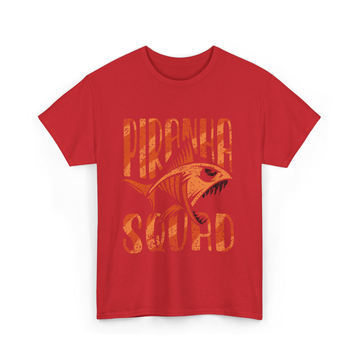 Piranha Fish T-Shirt - Red