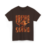 Piranha Fish T-Shirt - Dark Chocolate