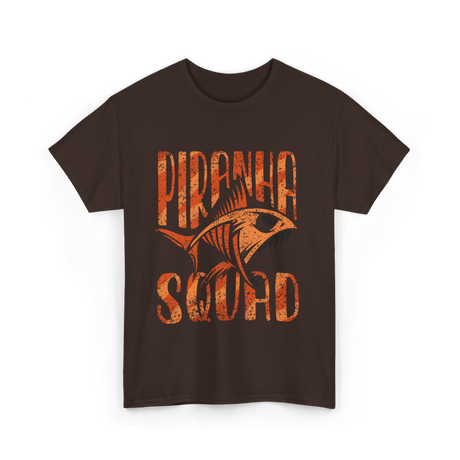 Piranha Fish T-Shirt - Dark Chocolate