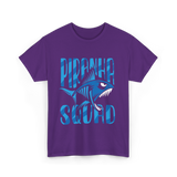 Piranha Squad Fish Aquatic T-Shirt - Purple