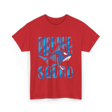 Piranha Squad Fish Aquatic T-Shirt - Red