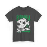 Piranha Squad Fish Piranhas T-Shirt - Dark Heather