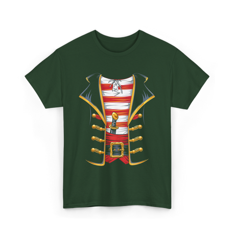 Pirate Costume Buccaneer Pirate T-Shirt - Forest Green