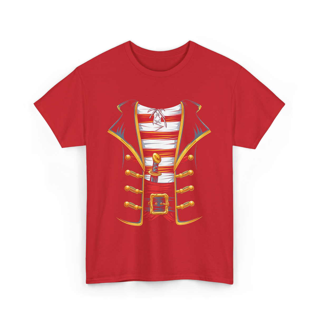 Pirate Costume Buccaneer Pirate T-Shirt - Red