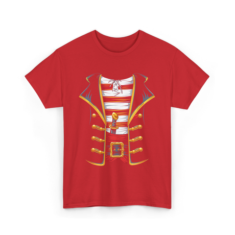 Pirate Costume Buccaneer Pirate T-Shirt - Red