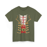 Pirate Costume Buccaneer Pirate T-Shirt - Military Green