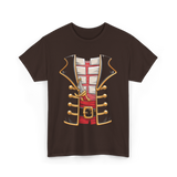 Pirate Costume Buccaneer Pirate T-Shirt - Dark Chocolate