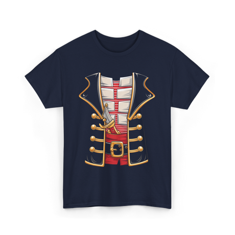 Pirate Costume Buccaneer Pirate T-Shirt - Navy