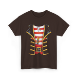 Pirate Costume Buccaneer Pirate T-Shirt - Dark Chocolate