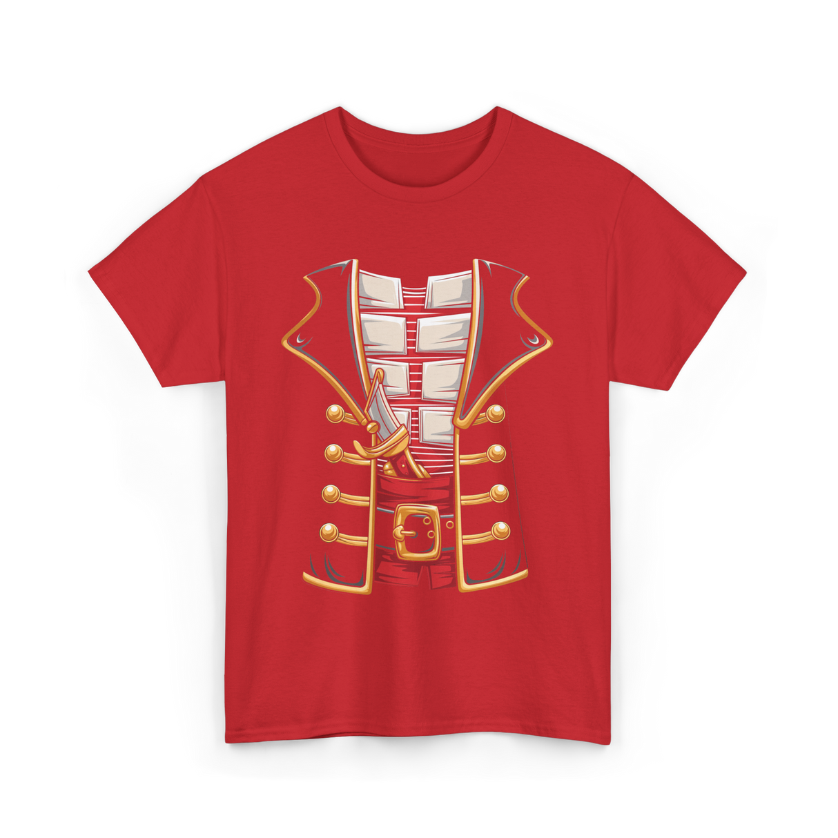 Pirate Costume Buccaneer Pirate T-Shirt - Red