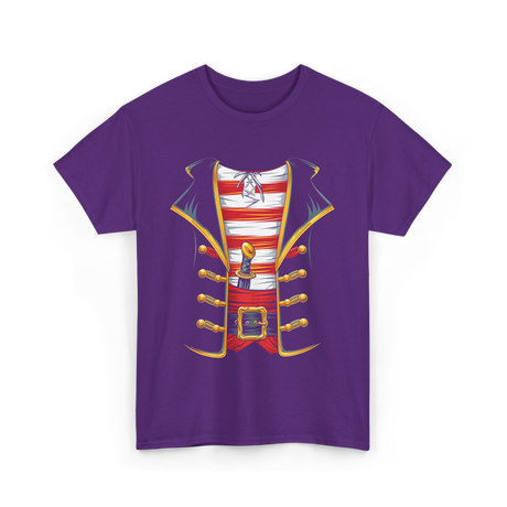 Pirate Costume Buccaneer Pirate T-Shirt - Purple