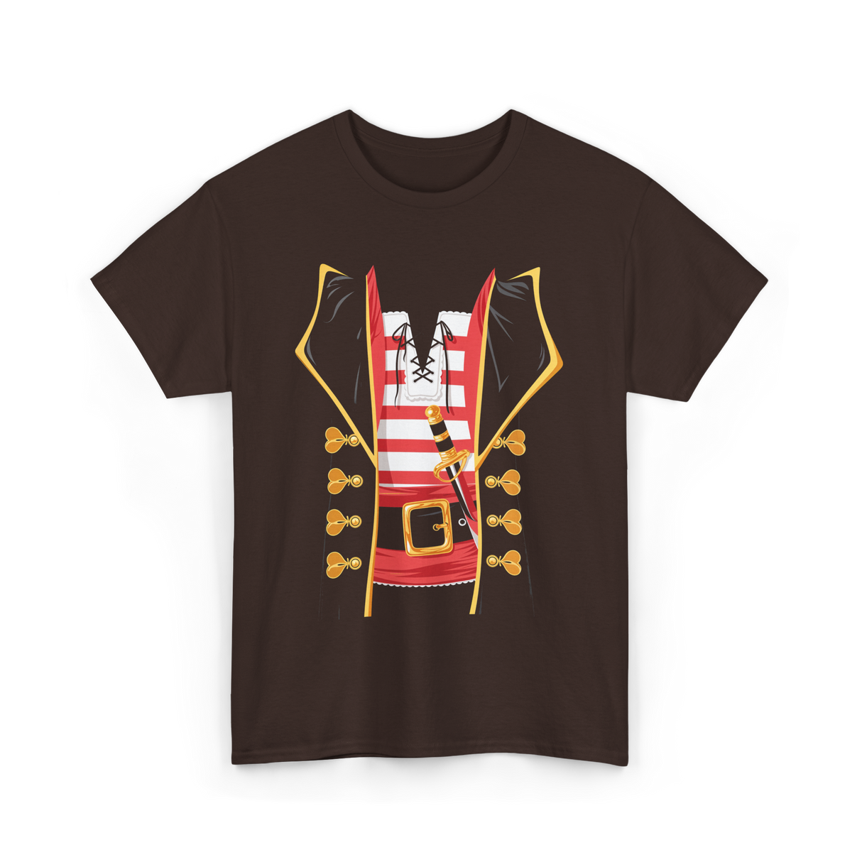 Pirate Costume Kids Pirate T-Shirt - Dark Chocolate