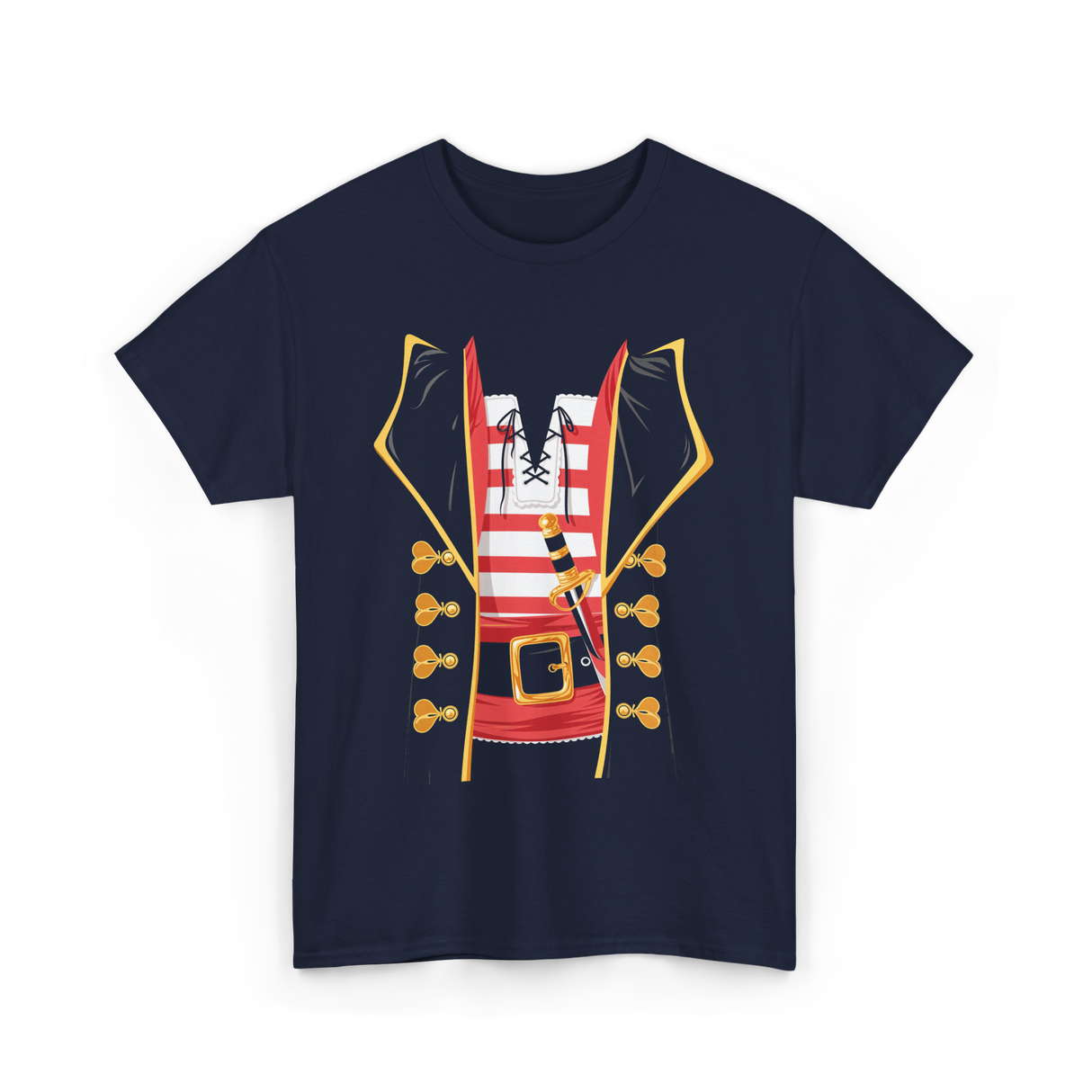 Pirate Costume Kids Pirate T-Shirt - Navy