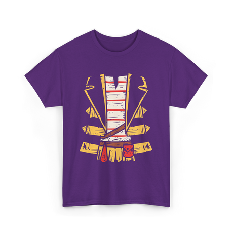 Pirate Costume Pirate Halloween T-Shirt - Purple