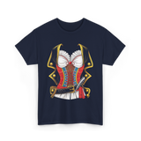 Pirate Costume Women Halloween T-Shirt - Navy