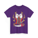 Pirate Costume Women Halloween T-Shirt - Purple