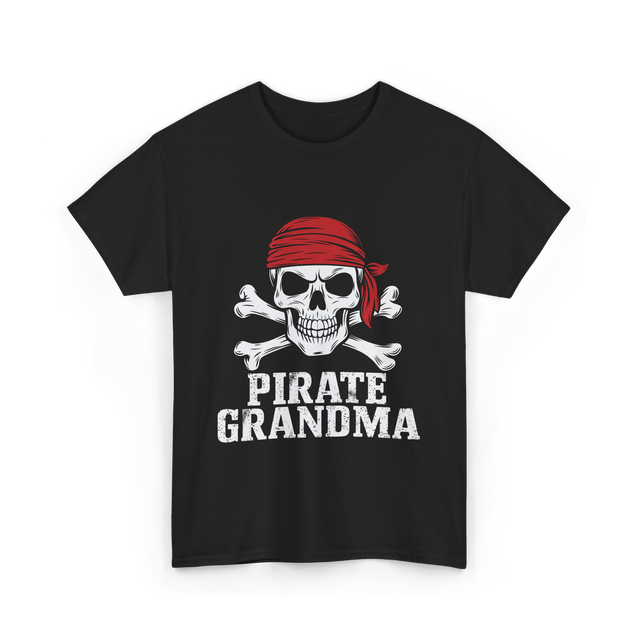 Pirate Grandma Pirate T-Shirt - Black