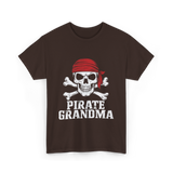 Pirate Grandma Pirate T-Shirt - Dark Chocolate