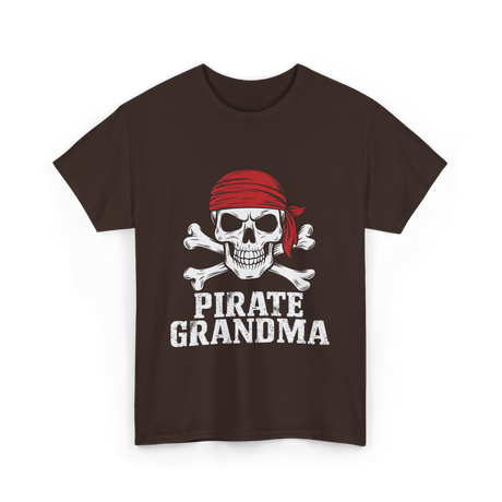 Pirate Grandma Pirate T-Shirt - Dark Chocolate