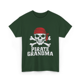 Pirate Grandma Pirate T-Shirt - Forest Green