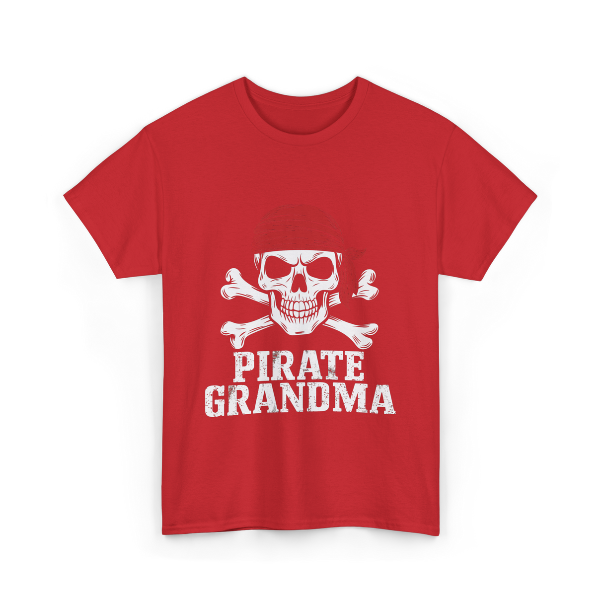 Pirate Grandma Pirate T-Shirt - Red