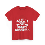 Pirate Grandma Pirate T-Shirt - Red