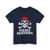 Pirate Grandma Pirate T-Shirt - Navy