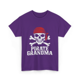 Pirate Grandma Pirate T-Shirt - Purple