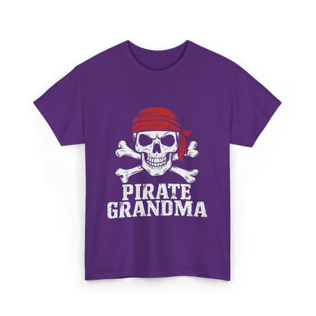 Pirate Grandma Pirate T-Shirt - Purple