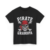 Pirate Grandpa Pirate T-Shirt - Black