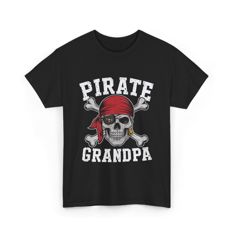 Pirate Grandpa Pirate T-Shirt - Black